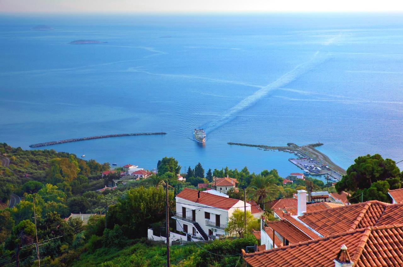 Rodia House Villa Glossa Buitenkant foto